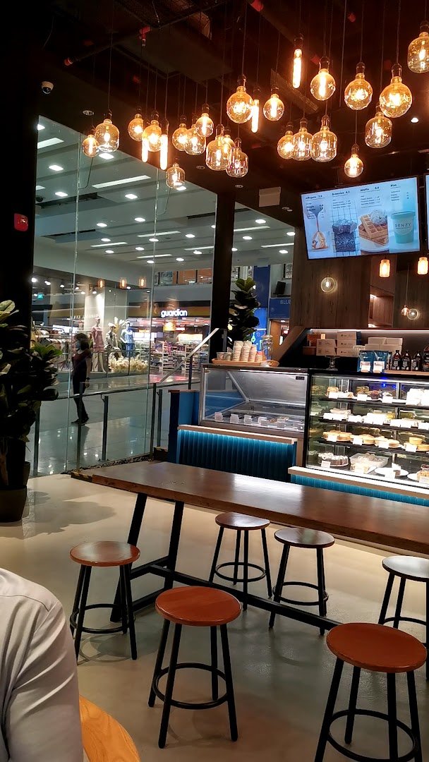 Interior of Huggs Coffee, specialty coffee shop in Singapore