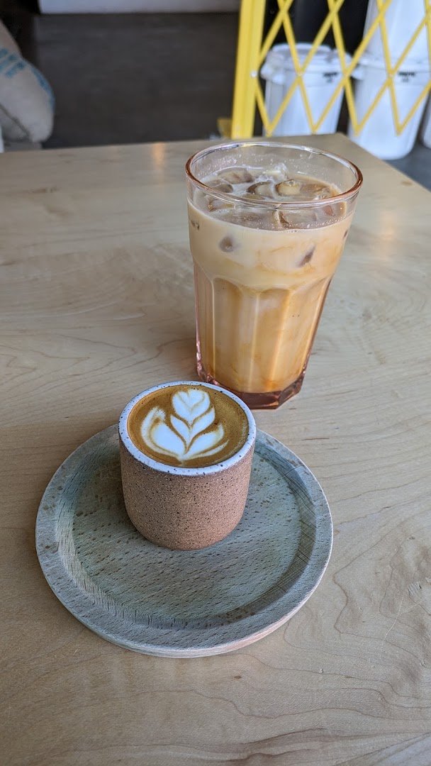 Coffee at KLVN Coffee Lab, specialty coffee shop in Pittsburgh