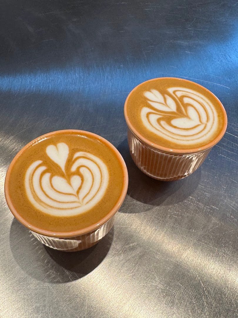 Coffee at DOT. COFFEE & MATCHA BAR, specialty coffee shop in Warsaw