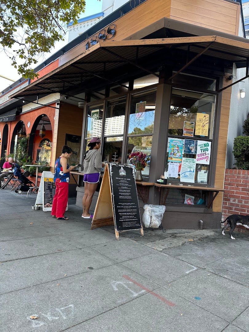 Storefront of 1888 Coffee Station, specialty coffee shop in Oakland