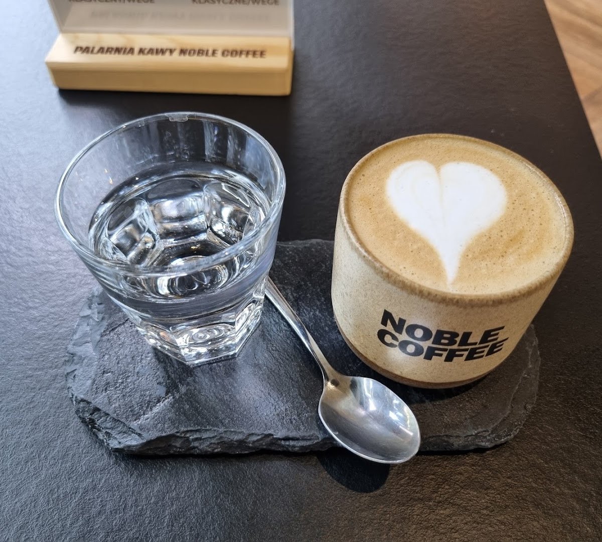 Coffee at Noble Coffee Bielany, specialty coffee shop in Warsaw