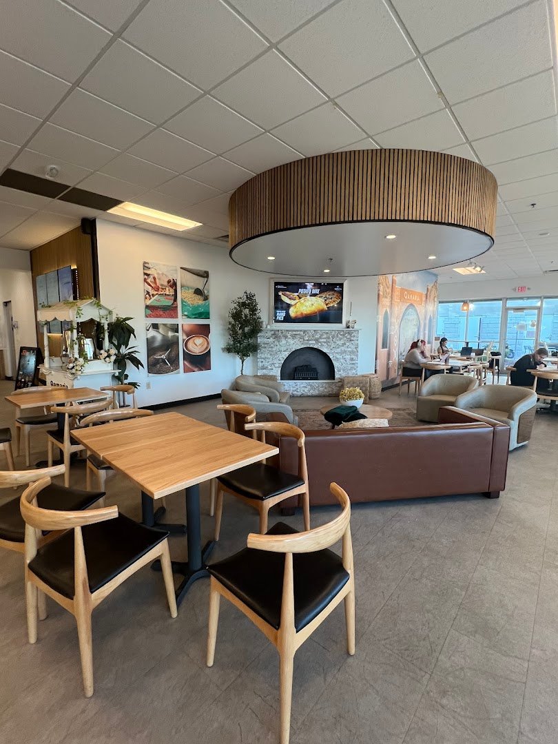 Interior of Qamaria | Yemeni Coffee Co., specialty coffee shop in Milwaukee