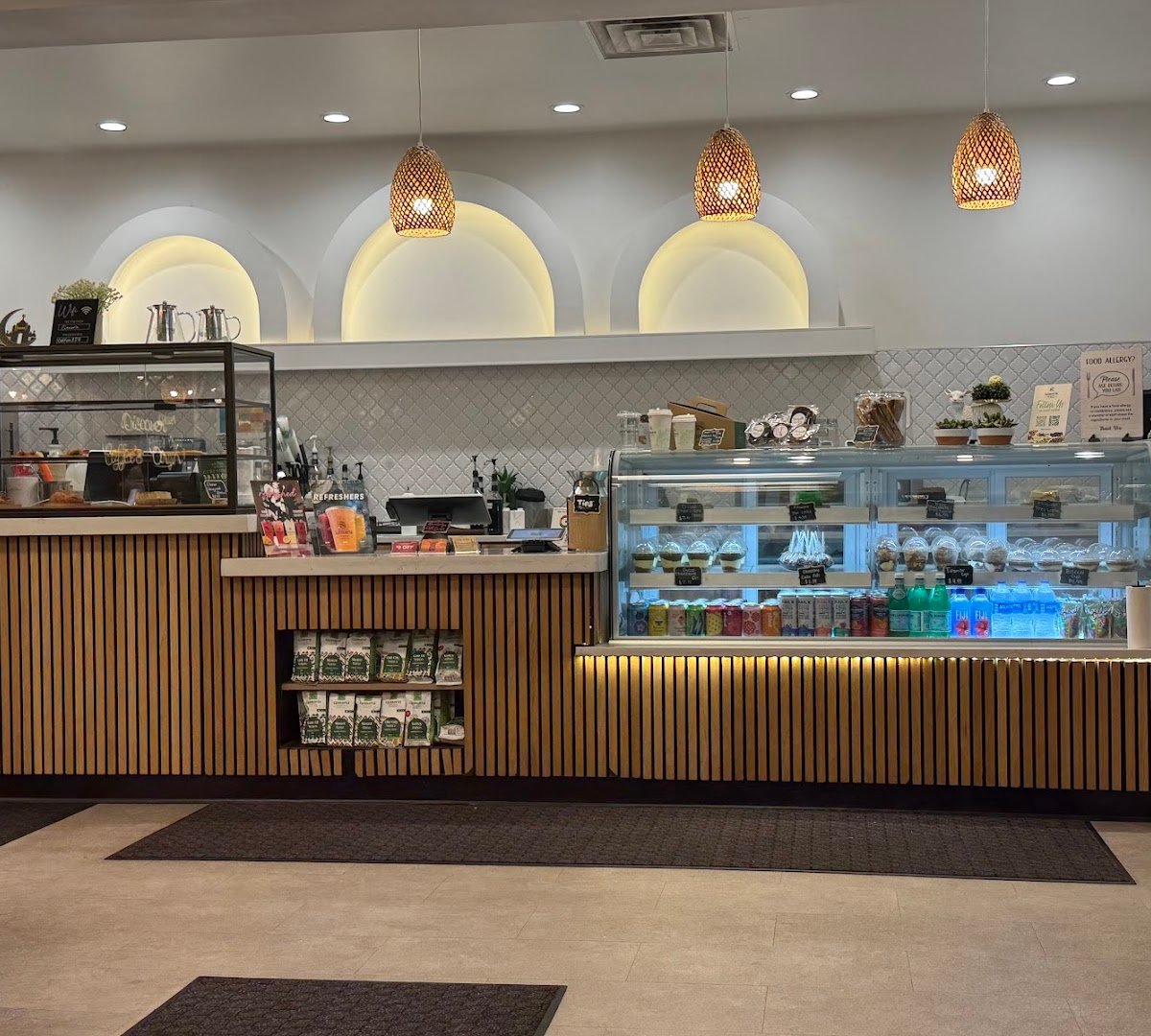 Interior of Qamaria | Yemeni Coffee Co., specialty coffee shop in Milwaukee