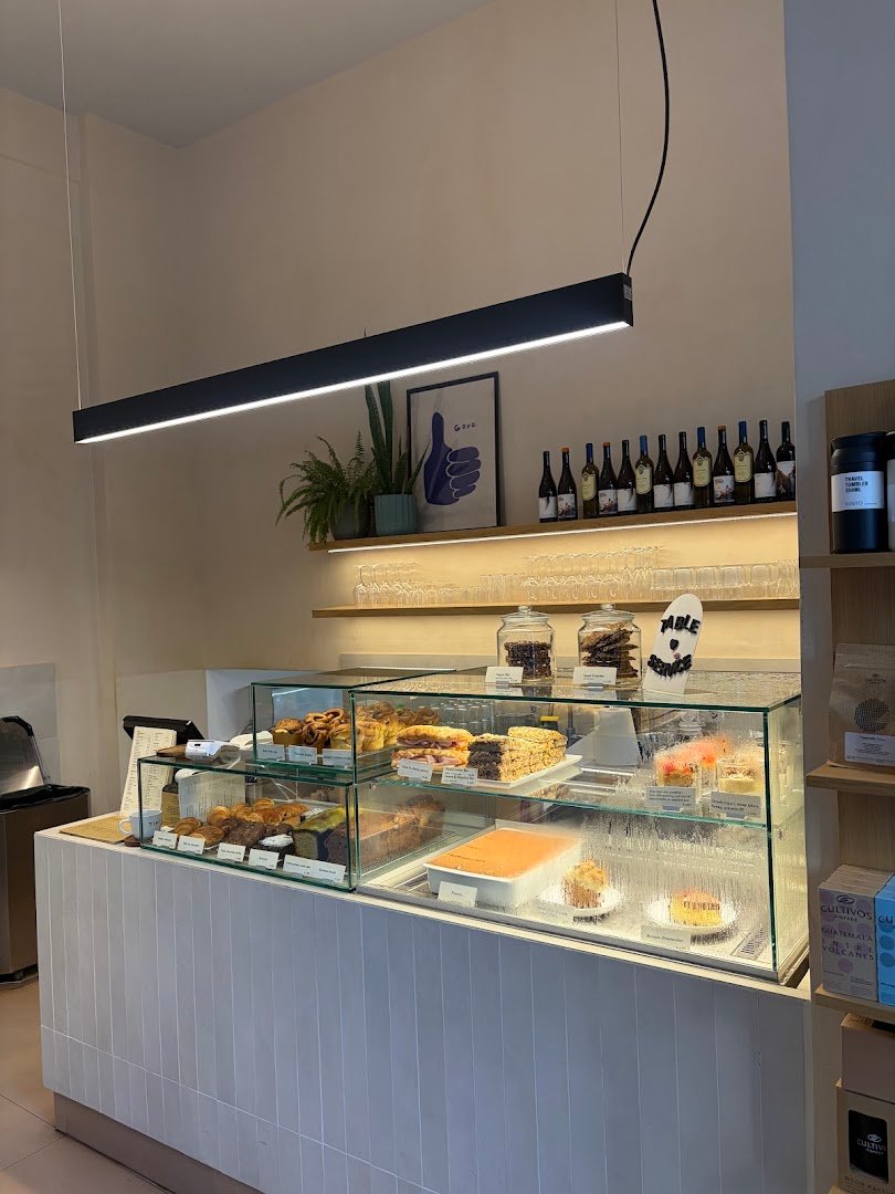 Interior of Cultivos Coffee Koukaki, specialty coffee shop in Athens