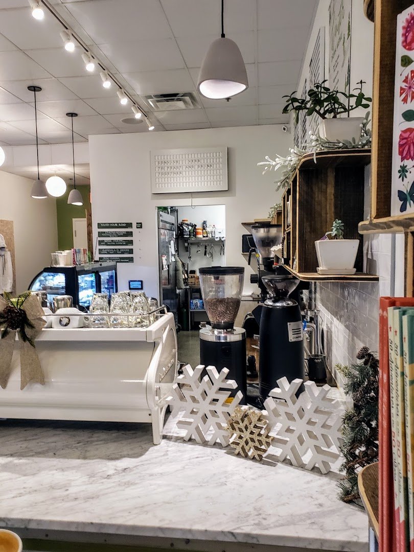 Interior of Convive Coffee Roastery, specialty coffee shop in Pittsburgh