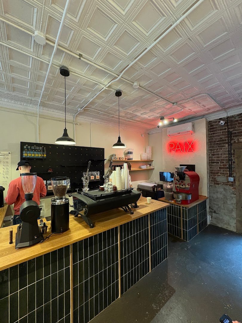 Interior of Paix Coffee, specialty coffee shop in Richmond