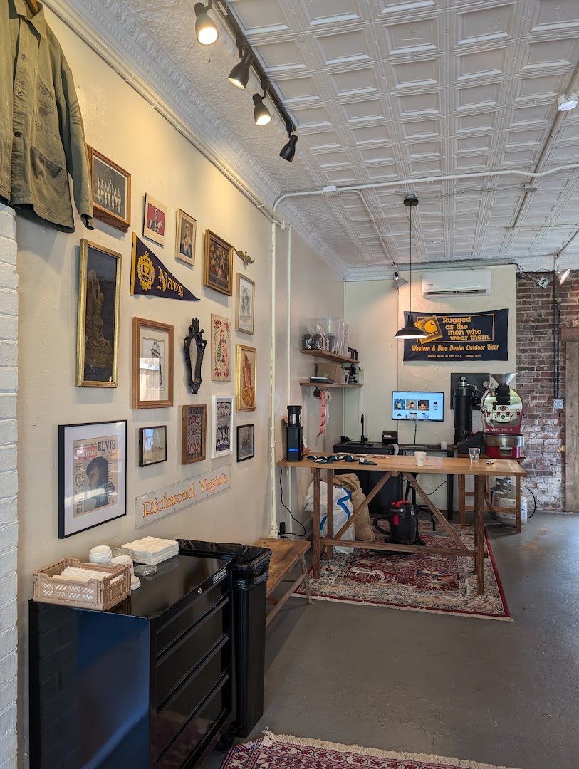 Interior of Paix Coffee, specialty coffee shop in Richmond