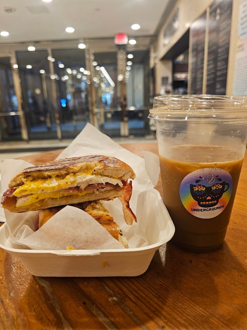 Coffee at Undergrounds Coffee Seneca One, specialty coffee shop in Buffalo