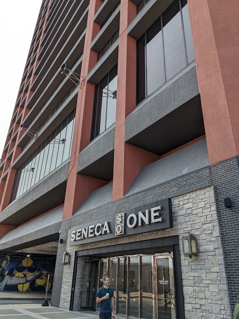 Storefront of Undergrounds Coffee Seneca One, specialty coffee shop in Buffalo