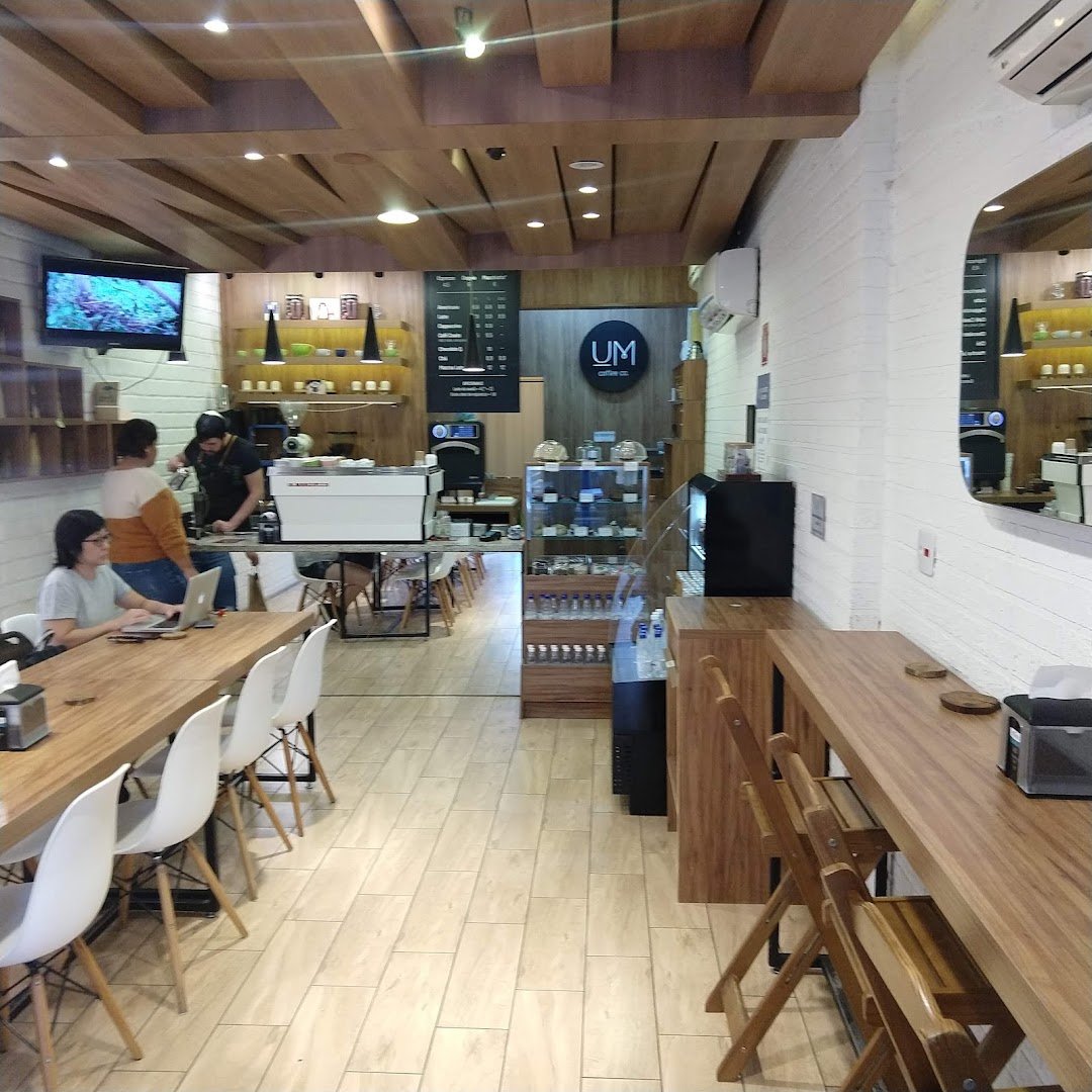 Interior of Mantí Café, specialty coffee shop in São Paulo