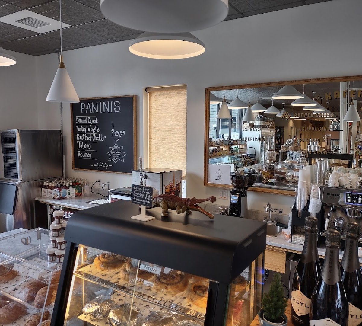 Interior of Blanchard's Coffee Company, specialty coffee shop in Richmond