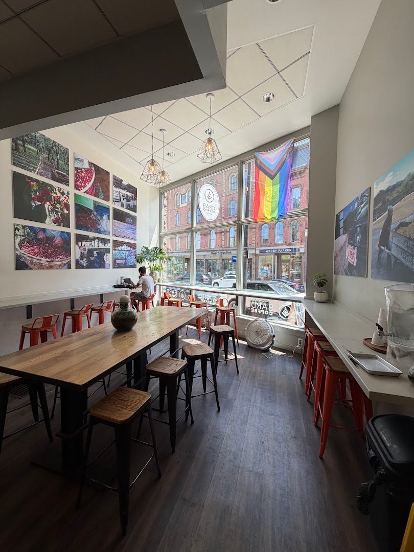 Interior of Bard Coffee, specialty coffee shop in Portland