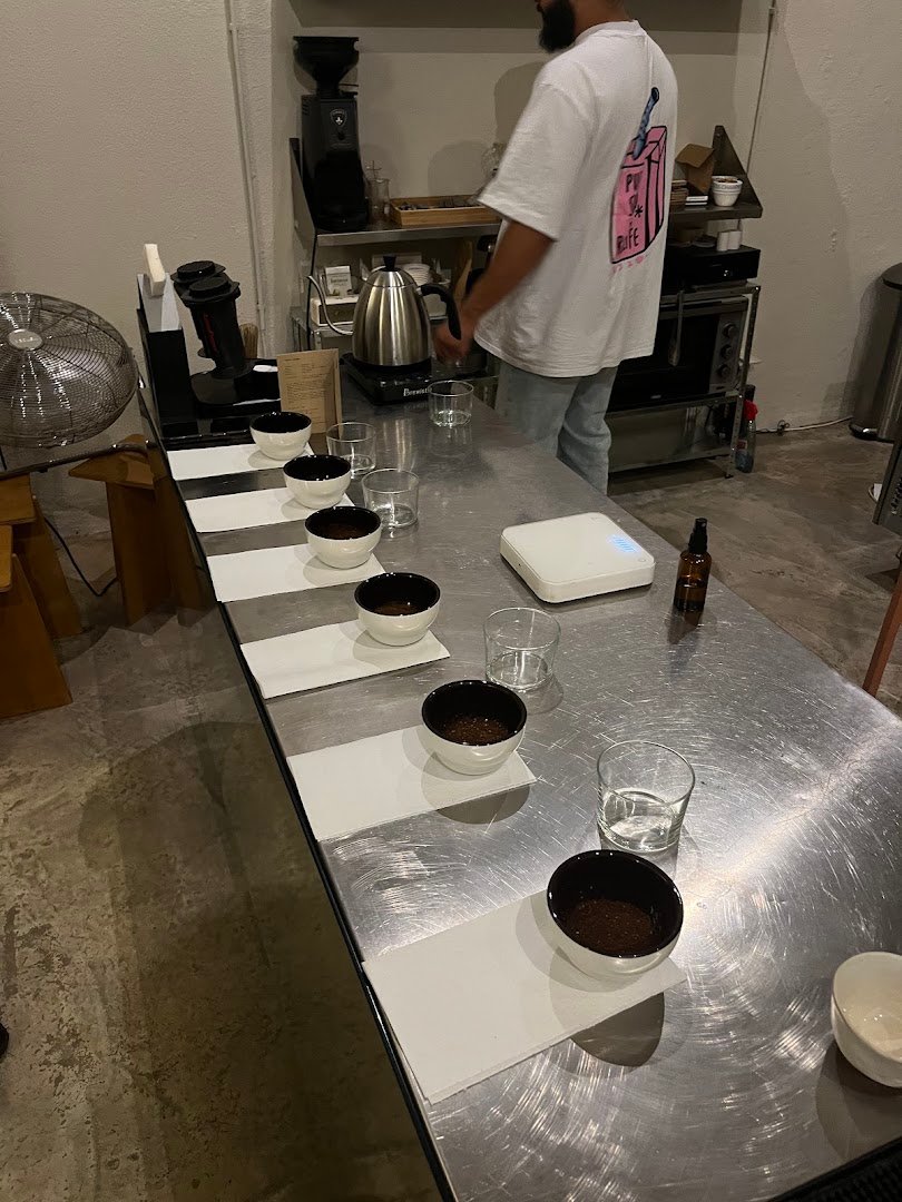 Interior of Filtrô - Creative Lab, specialty coffee shop in Lisbon