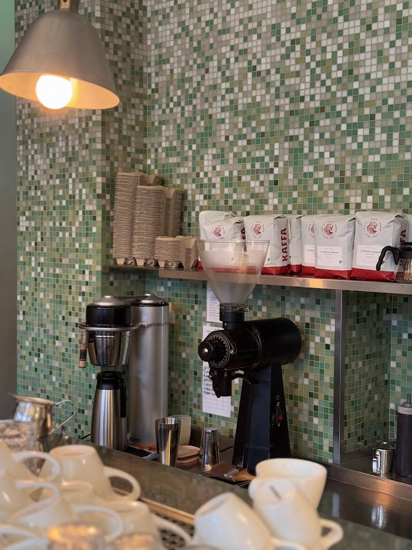 Interior of Java espresso & coffee Business AS, specialty coffee shop in Oslo