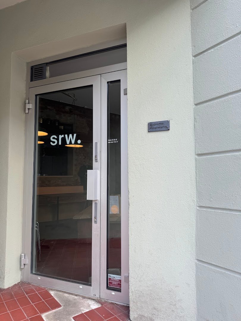 Storefront of Supreme Roastworks AS, specialty coffee shop in Oslo