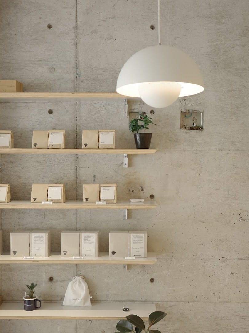 Interior of Blacksheep Espresso, specialty coffee shop in Tokyo