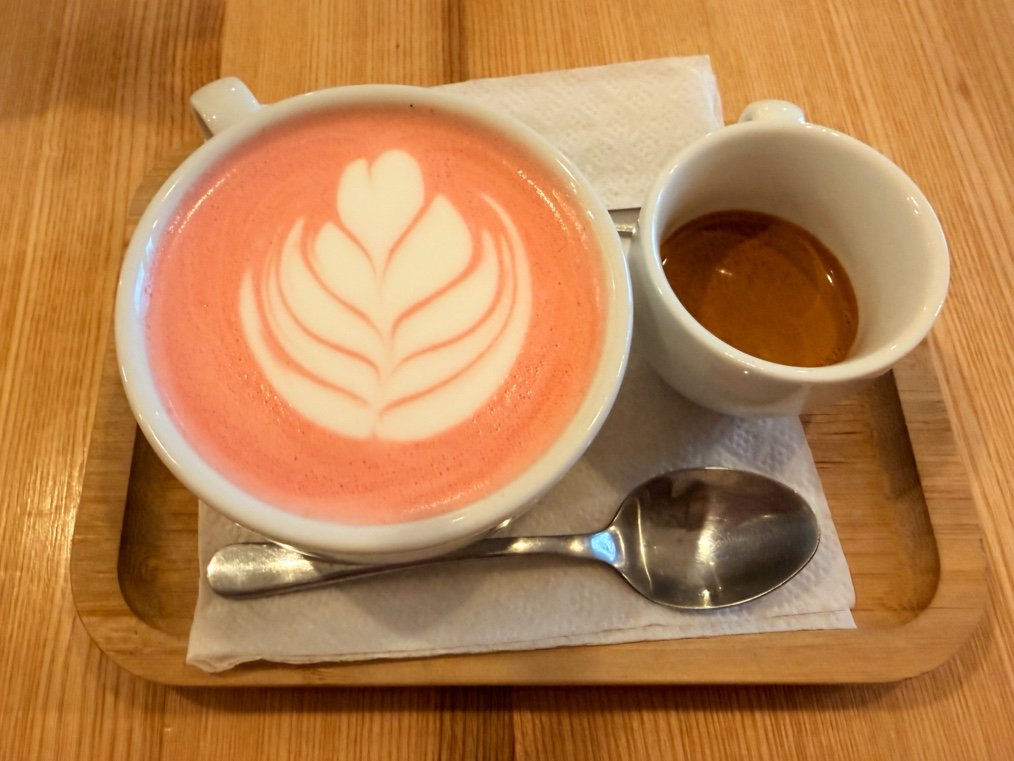 Coffee at Bistro Palačinka, specialty coffee shop in Prague
