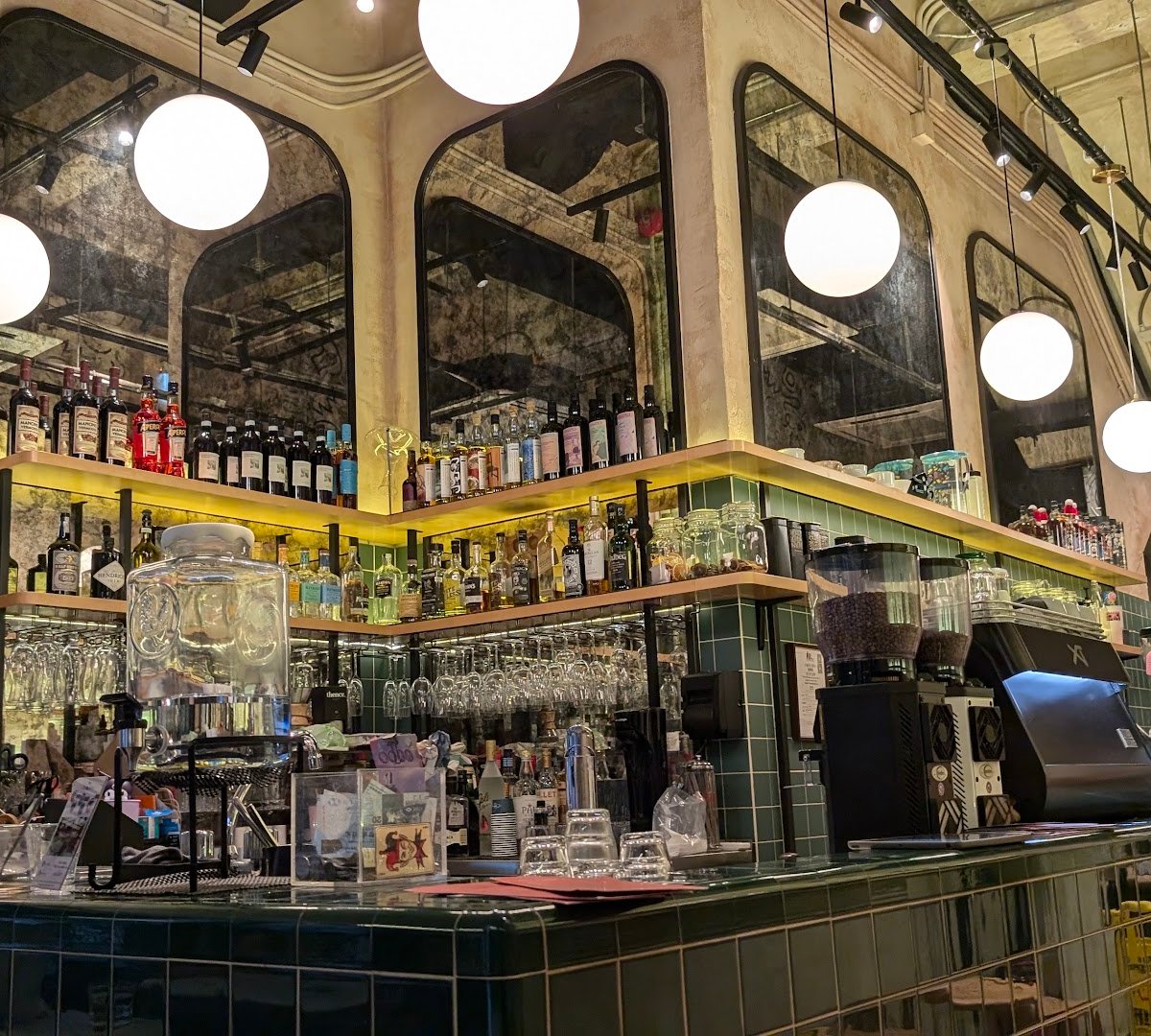 Interior of Coffeelin, specialty coffee shop in Hong Kong