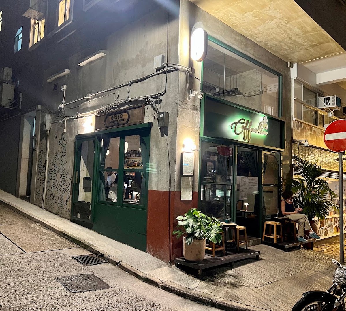Storefront of Coffeelin, specialty coffee shop in Hong Kong