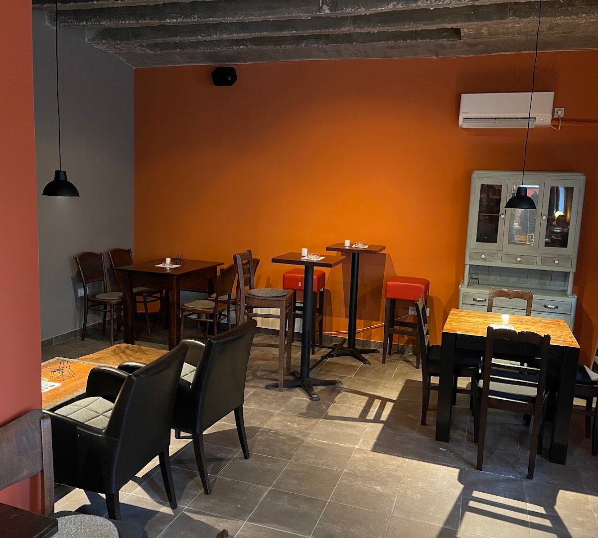 Interior of Ordinacija Art Cafe, specialty coffee shop in Novi Sad