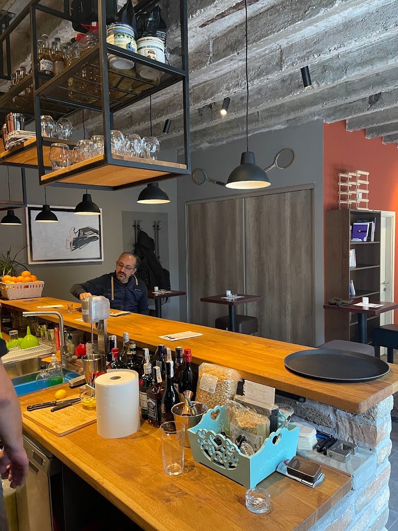 Interior of Ordinacija Art Cafe, specialty coffee shop in Novi Sad