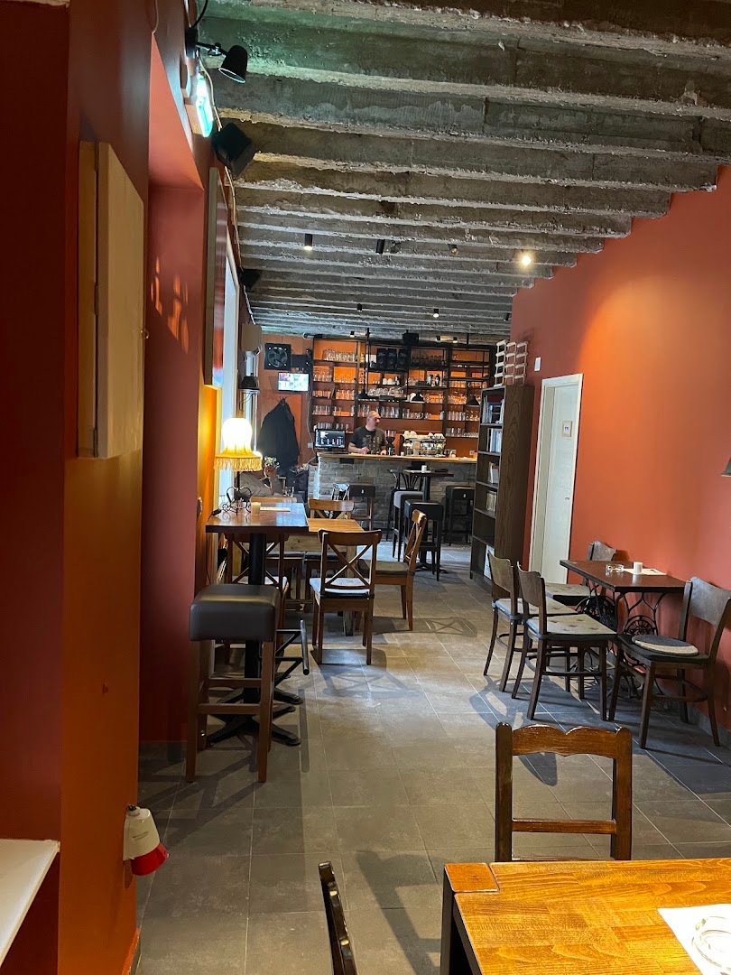 Interior of Ordinacija Art Cafe, specialty coffee shop in Novi Sad