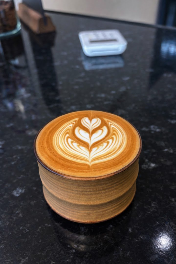 Coffee at Mukafe Studio, specialty coffee shop in Manchester