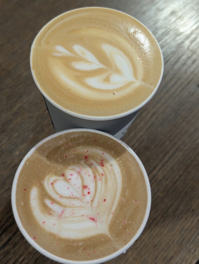 Coffee at Chocolate Fish Coffee Roasters, specialty coffee shop in Sacramento