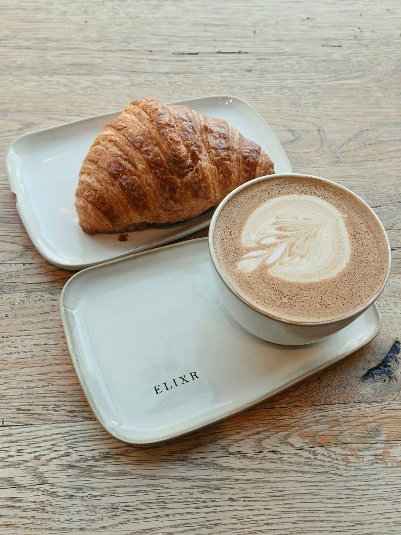 Coffee at Elixr Coffee Roasters, specialty coffee shop in Philadelphia