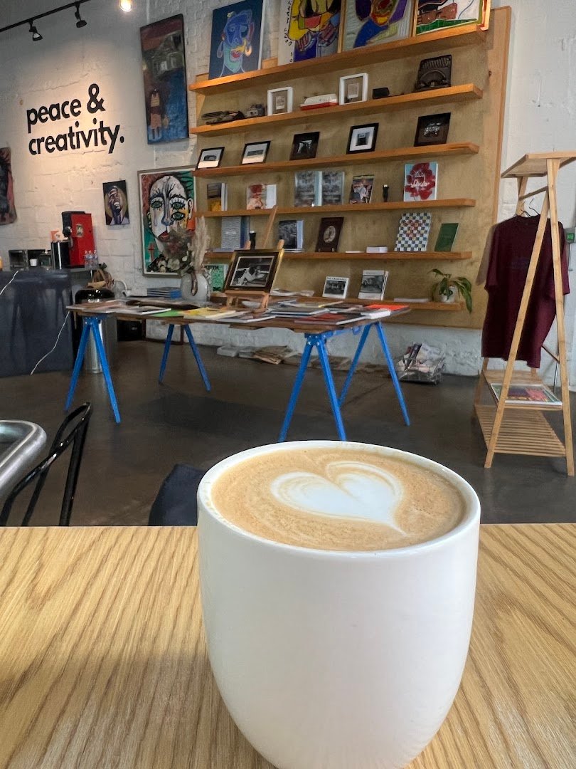 Coffee at Mr Wolf Espresso, specialty coffee shop in New Orleans