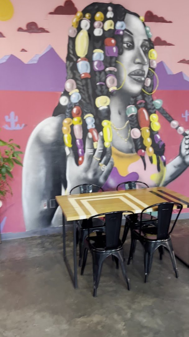 Interior of Mr Wolf Espresso, specialty coffee shop in New Orleans
