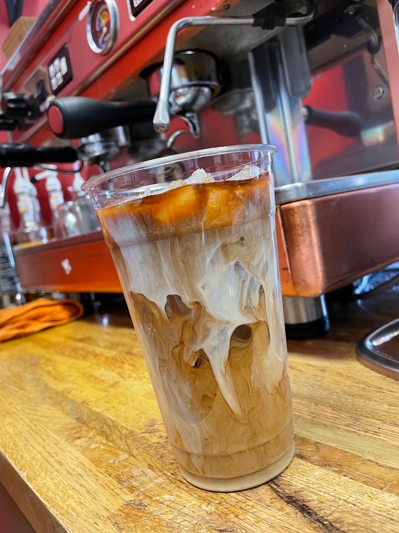 Coffee at The Mud Hut by Agapao Coffee, specialty coffee shop in Santa Fe