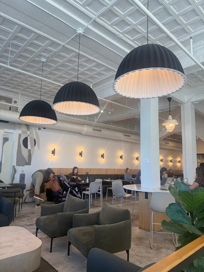 Interior of Origin Coffee Bar, specialty coffee shop in Savannah