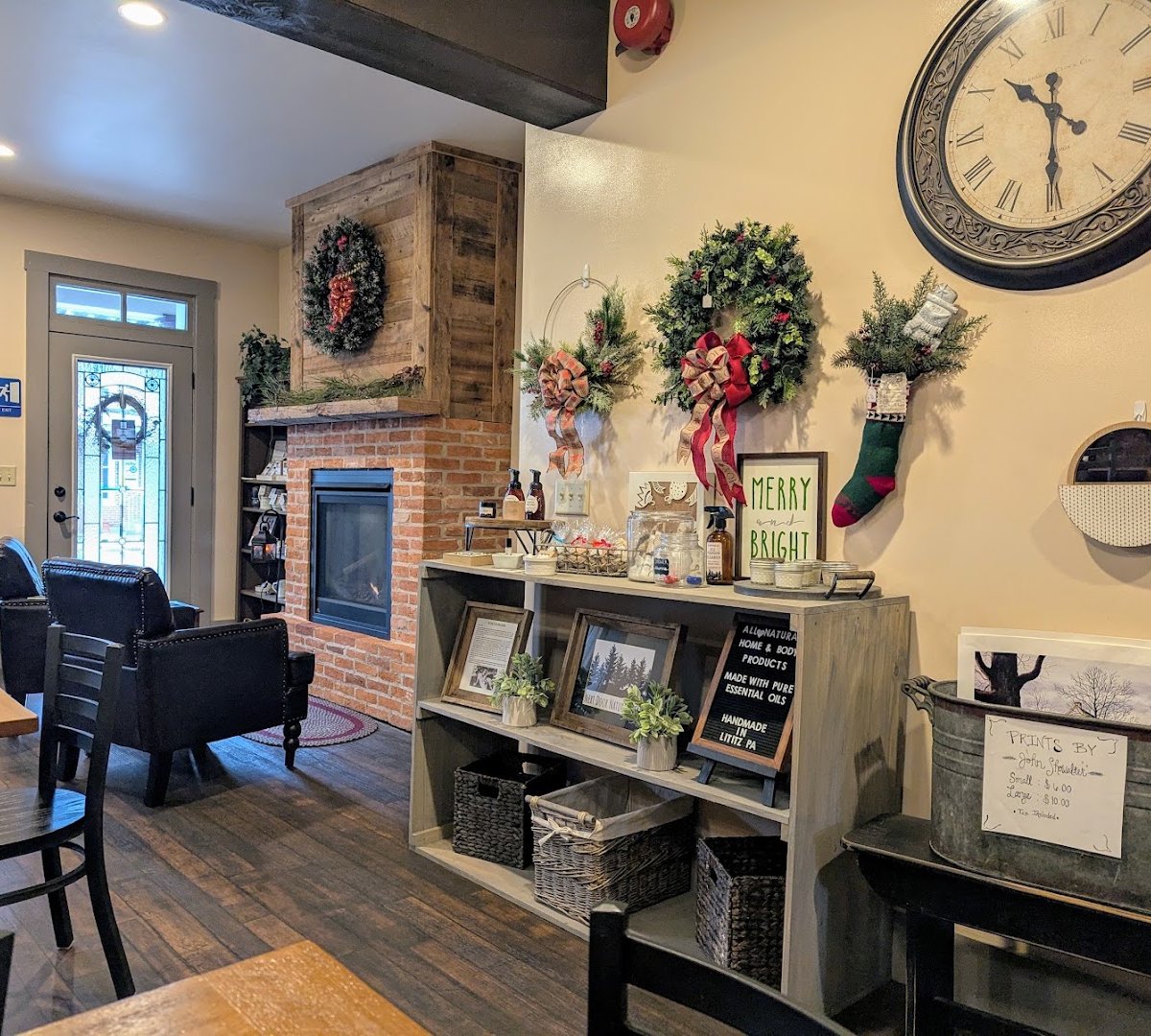 Interior of Courtyard Cafe on Main, specialty coffee shop in Lancaster
