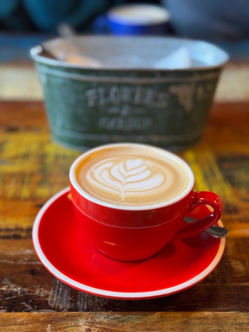 Coffee at coffee corner bakery, specialty coffee shop in Prague