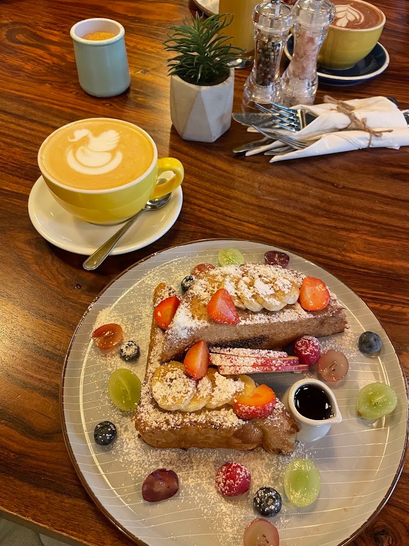 Coffee at coffee corner bakery, specialty coffee shop in Prague