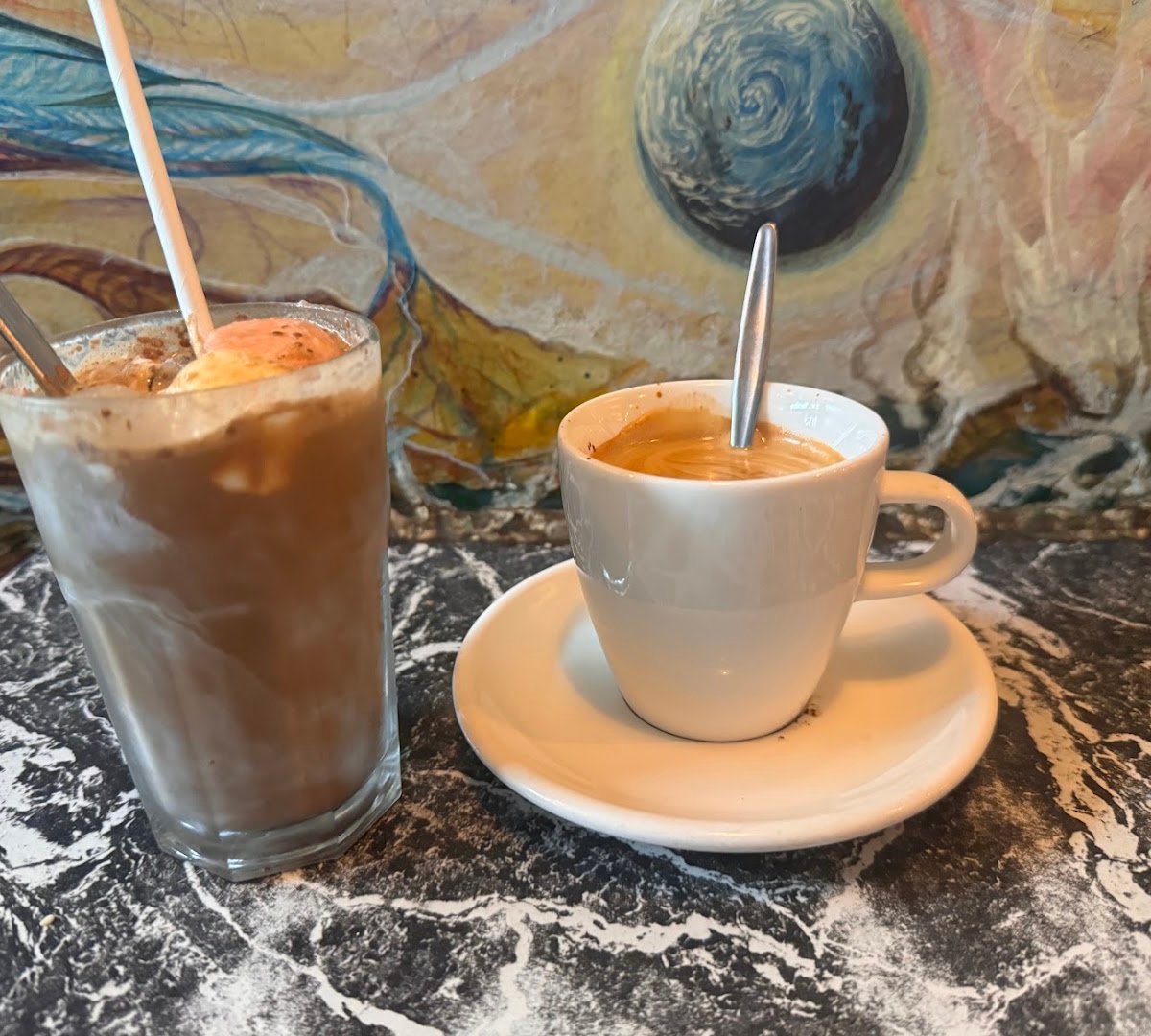 Coffee at Midnight Espresso, specialty coffee shop in Wellington