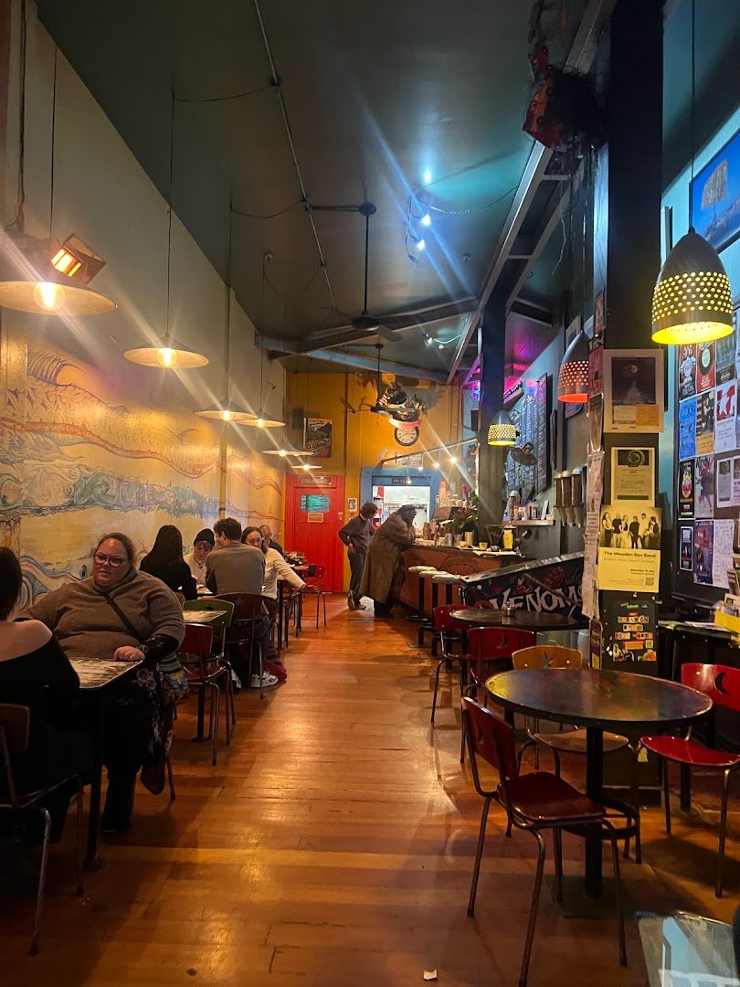Interior of Midnight Espresso, specialty coffee shop in Wellington
