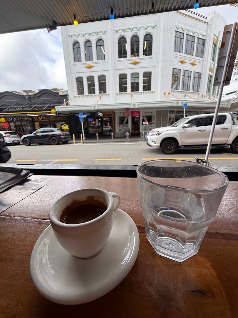 Coffee at Midnight Espresso, specialty coffee shop in Wellington