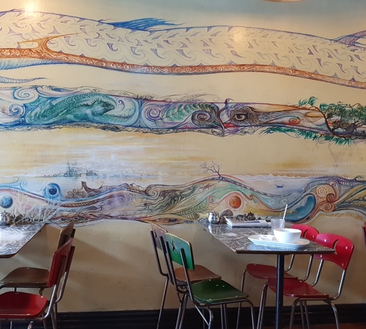 Interior of Midnight Espresso, specialty coffee shop in Wellington