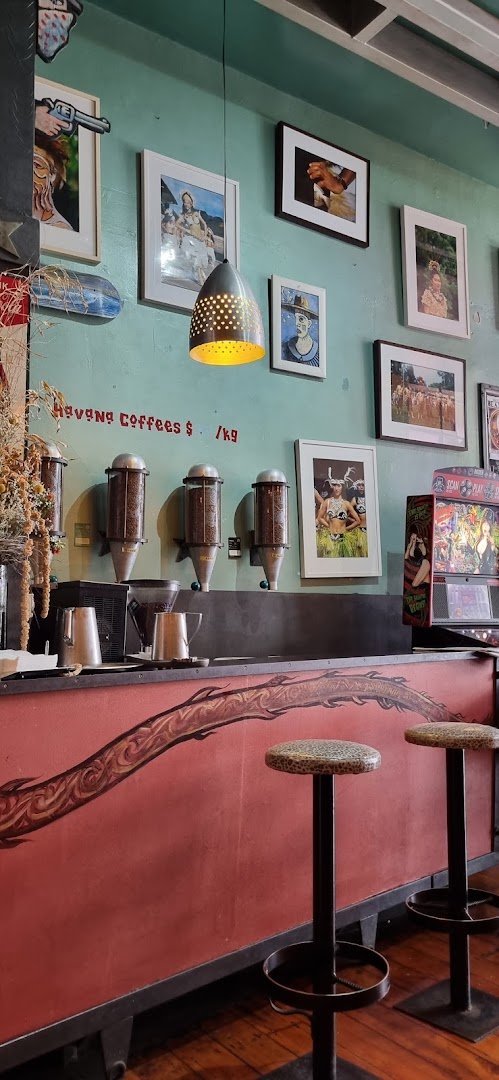 Interior of Midnight Espresso, specialty coffee shop in Wellington