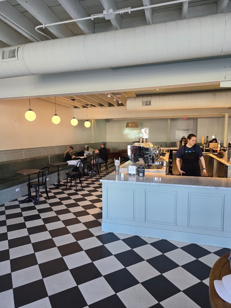 Interior of Buddy Brew Coffee, specialty coffee shop in Tampa-St. Petersburg
