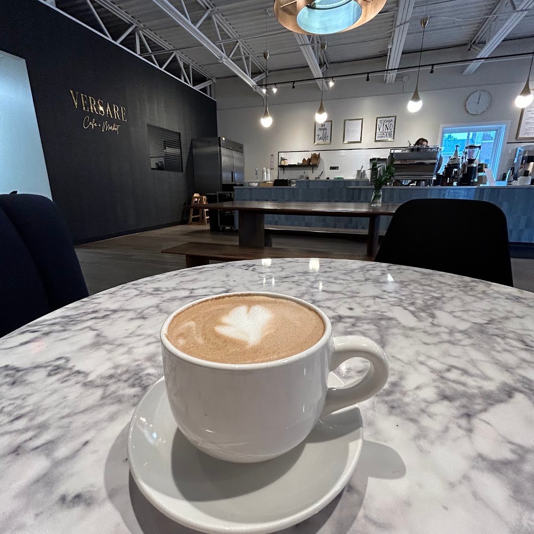 Coffee at VERSARE Cafe + Market, specialty coffee shop in Cleveland