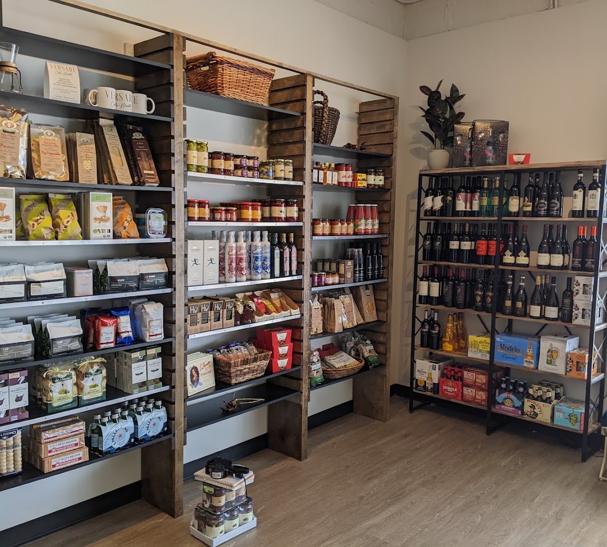 Interior of VERSARE Cafe + Market, specialty coffee shop in Cleveland