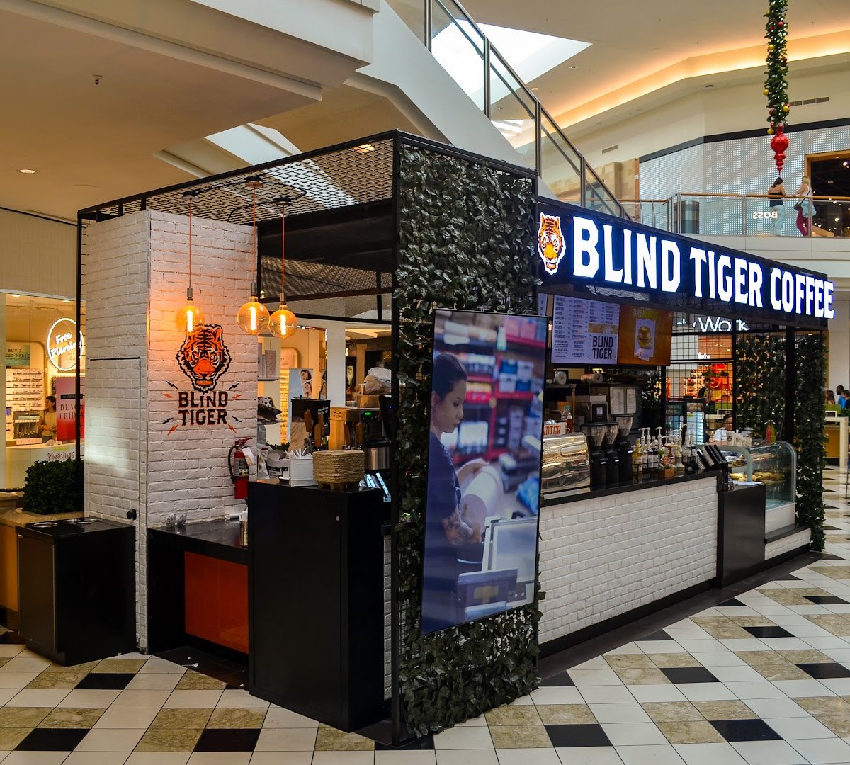 Storefront of Blind Tiger Coffee Roasters, specialty coffee shop in Tampa-St. Petersburg