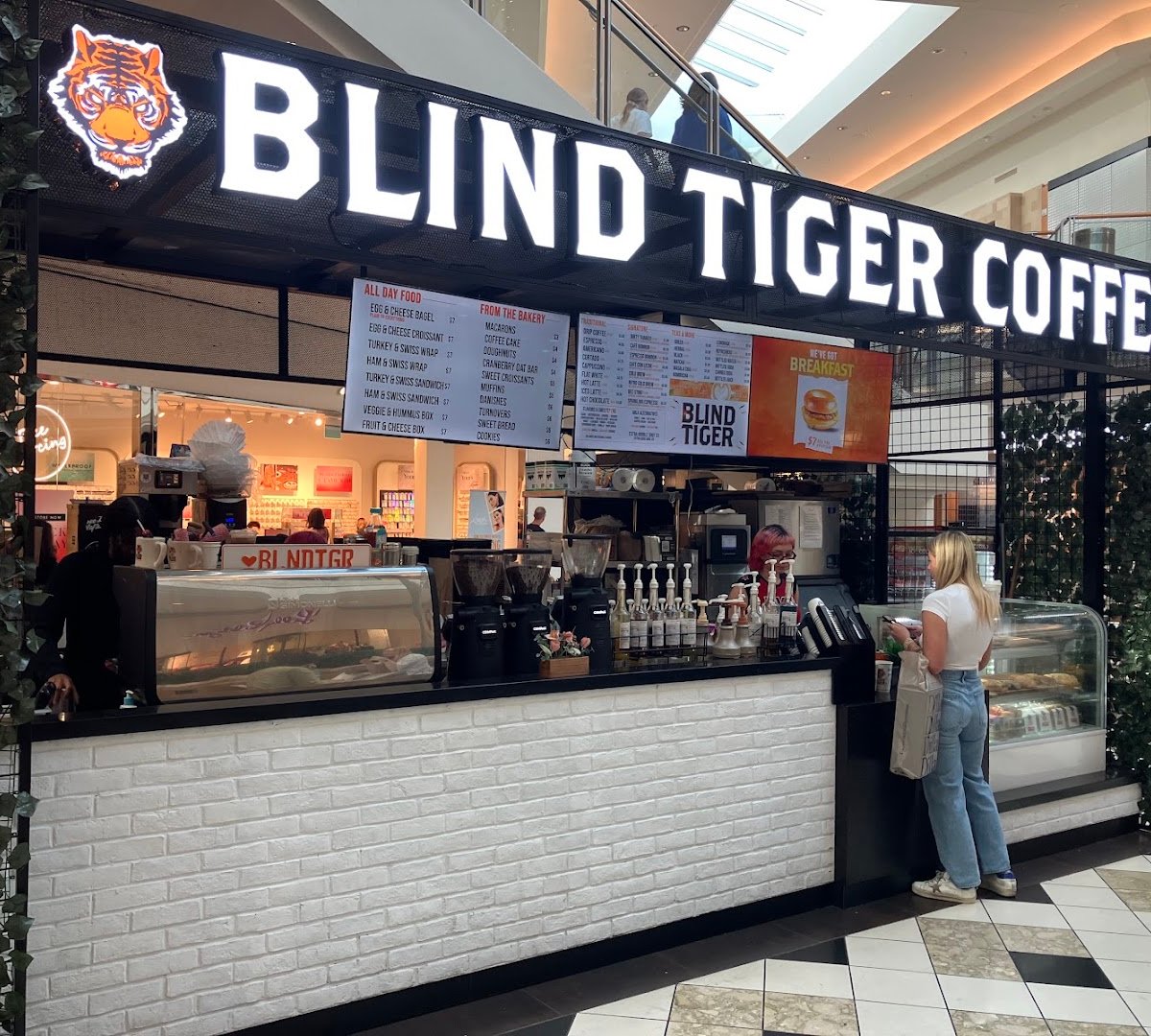 Storefront of Blind Tiger Coffee Roasters, specialty coffee shop in Tampa-St. Petersburg