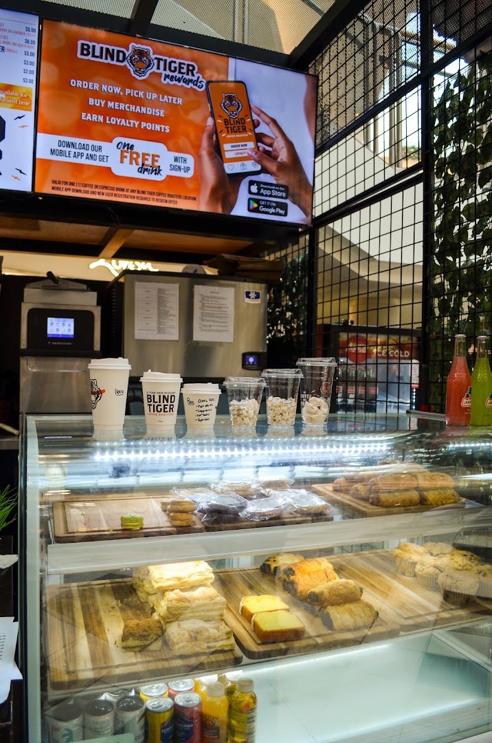 Interior of Blind Tiger Coffee Roasters, specialty coffee shop in Tampa-St. Petersburg
