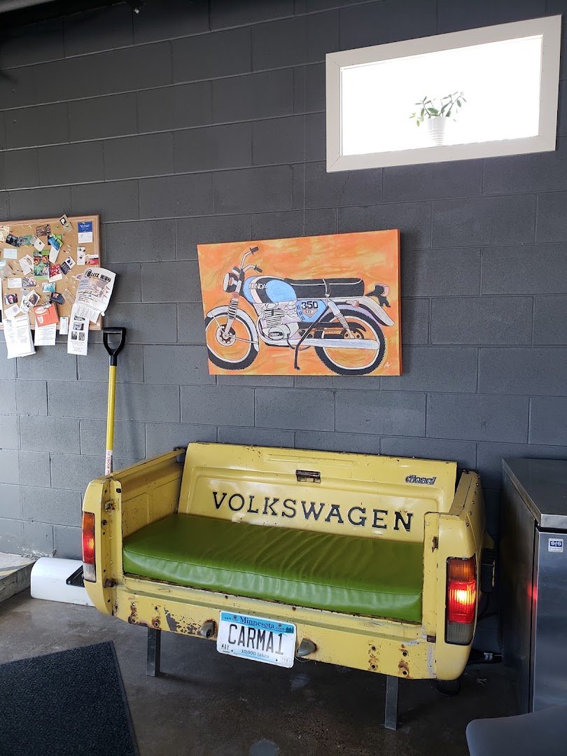 Interior of Walden Coffee, specialty coffee shop in Minneapolis