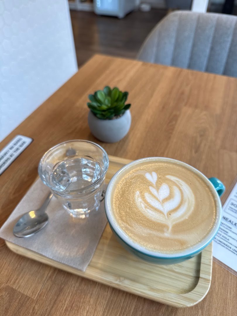 Coffee at Helen's coffee Hůrka, specialty coffee shop in Prague
