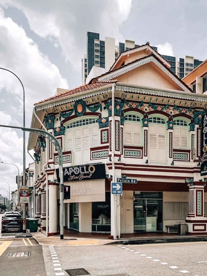 Storefront of Asylum Coffeehouse, specialty coffee shop in Singapore